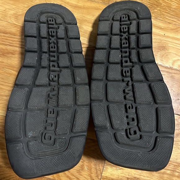 Women’s Alexander Wang Jay Leather Flatform Sandal Sz 40 - Picture 3 of 9